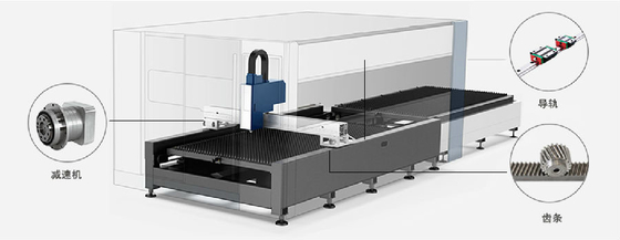 2000w fiber laser cutting machine for metal