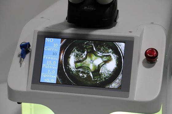 High Precision Laser Welding Machine Metal Ring Soldering 100w