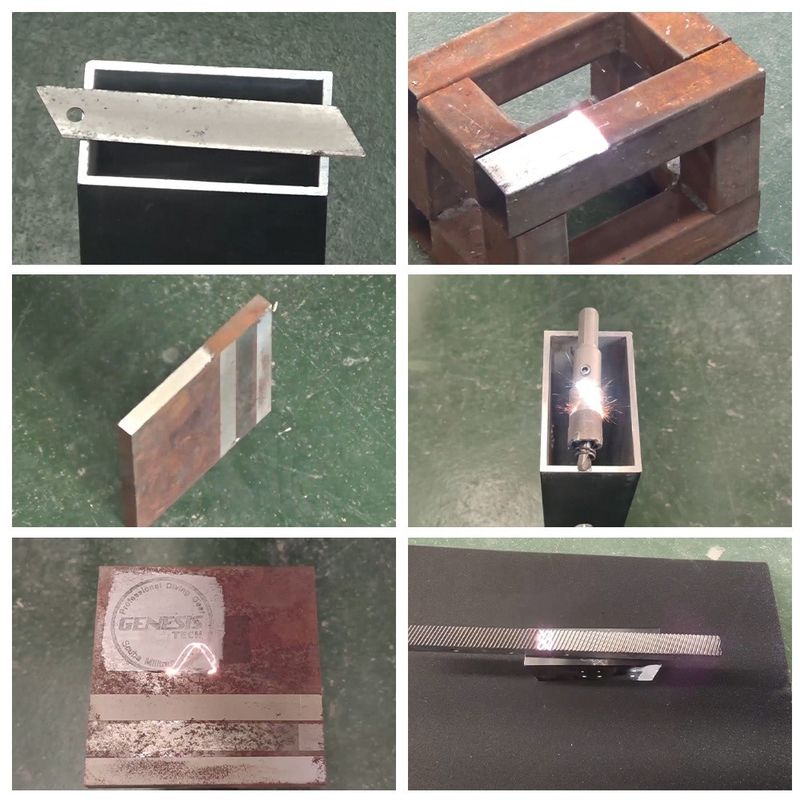 200KHz Metal Laser Cleaning Machine , 1064nm 100 Watt Laser Rust Removal