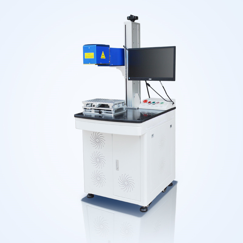 Metal Marking Fiber 3D Laser Engraving Machine 50W On Curve Metal