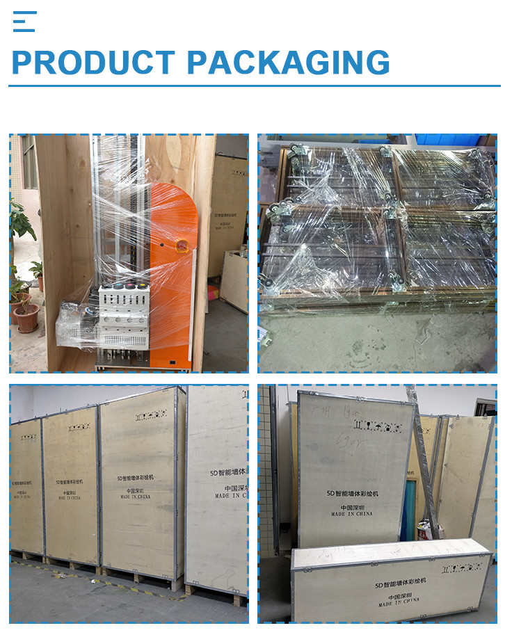High Productivity 3D Vertical Printer Straight Wall Inkjet Printer Wall Mounting Machine with Card Printer
