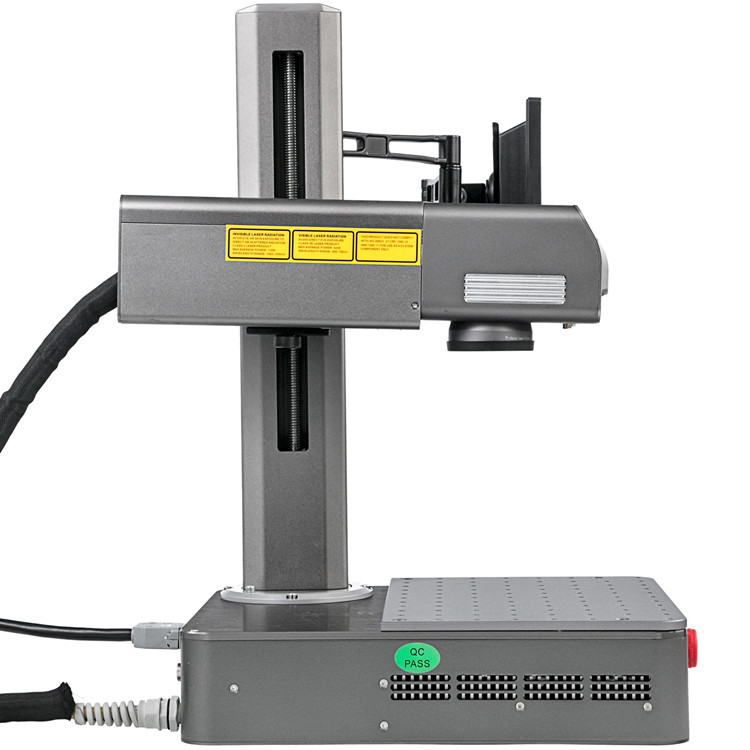 20 Watt 60khz Plastic Fiber Laser Marking Machine With Computer