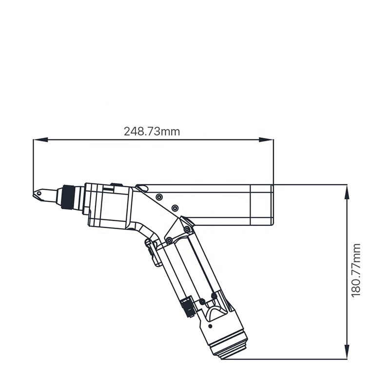 SUP20S Handheld Laser Welding Head With Auto Wire Feeder Controller Driver
